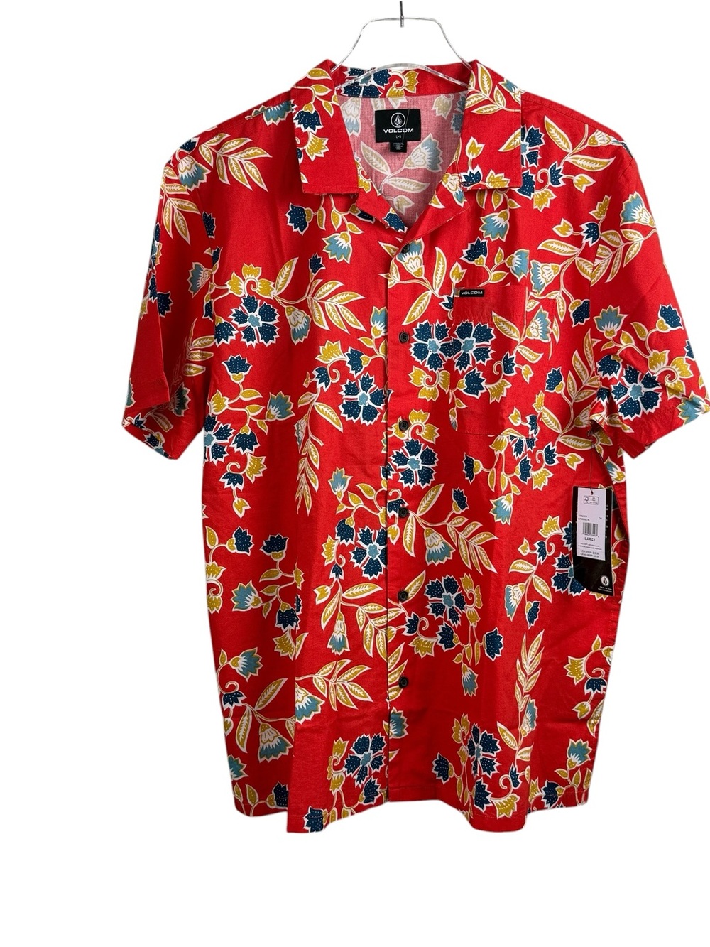 Volcom Offering Button Up Shirt Men’s Size L NWT MSRP $65